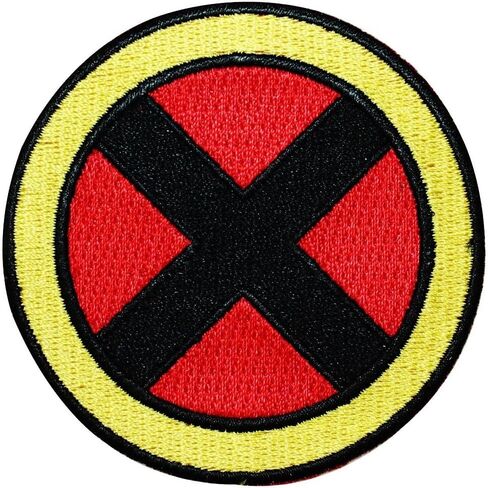 Retro Xmen Team Costume Logo IronOn Patch Marvel Comics Cosplay Craft Applique in Saudi Arabia