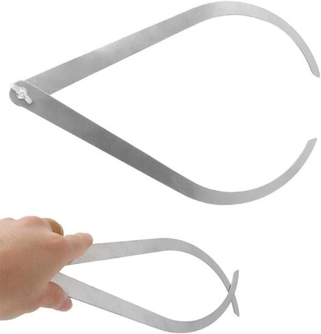 الطين الفرجار 10 بوصة الفولاذ المقاوم للصدأ الطين الفرجار عازمة الساق السيراميك أداة قياس أداة فنية لقياس منحوتات السيراميك الطين in Kuwait