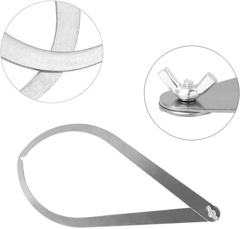 الطين الفرجار 10 بوصة الفولاذ المقاوم للصدأ الطين الفرجار عازمة الساق السيراميك أداة قياس أداة فنية لقياس منحوتات السيراميك الطين in Kuwait