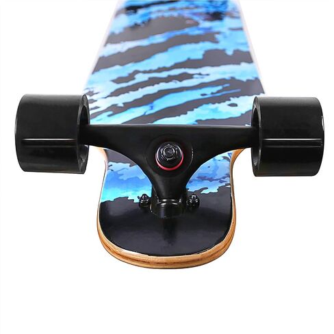 Longboard Skateboard, 41 Inch 8 Layer Canadian Maple Drop Through Longboards for Kids Boys Girls Youths Beginners. in Saudi Arabia