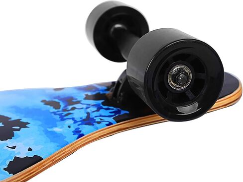 Longboard Skateboard, 41 Inch 8 Layer Canadian Maple Drop Through Longboards for Kids Boys Girls Youths Beginners. in Saudi Arabia