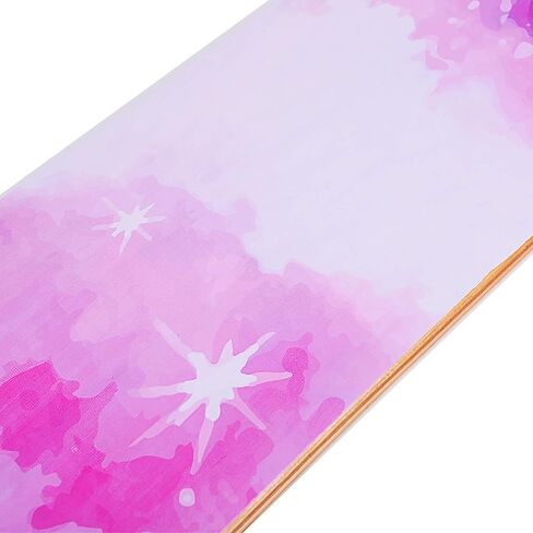 Longboard Skateboard, 41 Inch 8 Layer Canadian Maple Drop Through Longboards for Kids Boys Girls Youths Beginners. in Kuwait