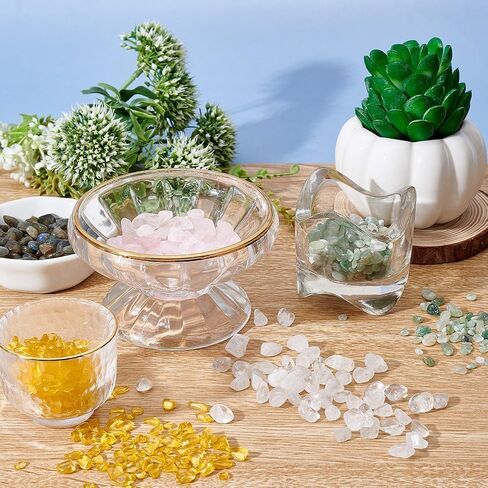NBEADS 225G 15 نمط من خرز رقاقة الأحجار الكريمة، خرز من الحجر الطبيعي بدون ثقب، خرز كريستالي مطحون، خرز فضفاض غير منتظم الشكل لصنع المجوهرات والهدايا اليدوية in Kuwait