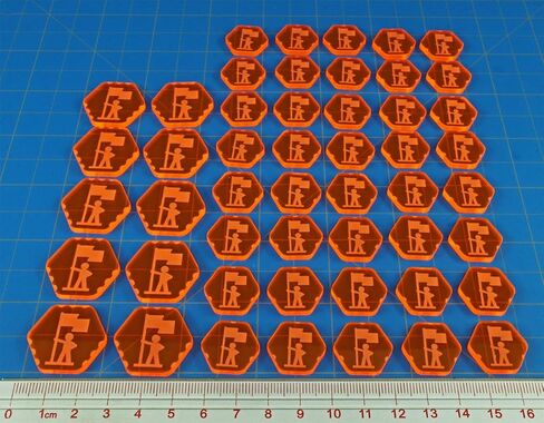 LITKO Resource Token Set | Compatible with Twilight Imperium 4th Edition (Commodity) in Kuwait