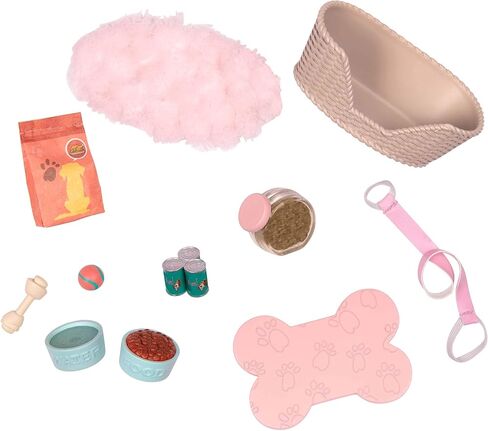 لوري دولز - مجموعة لعب الحيوانات الأليفة دافينا - مجموعة دمية صغيرة وكلب - دمية مقاس 6 بوصات مع جرو يوركي - ألعاب وإكسسوارات الحيوانات الأليفة - مجموعة لعب للأطفال - 3 سنوات فما فوق in Kuwait