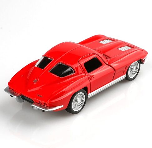 1/36 Scale 1963 Chevy Corvette Diecast Cars Models,Pull Back Vehicles Corvette Toy Cars,Cars Gifts for Boys Girls in Kuwait