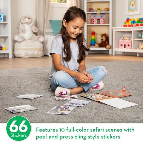 Melissa & Doug Make-a-Face Safari Reusable Sticker Pad in Saudi Arabia