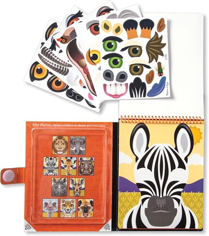Melissa & Doug Make-a-Face Safari Reusable Sticker Pad in Saudi Arabia