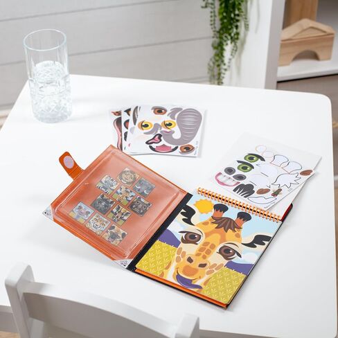 Melissa & Doug Make-a-Face Safari Reusable Sticker Pad in Saudi Arabia