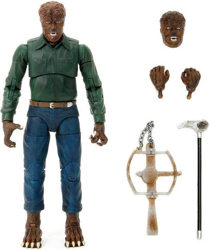 Jada Toys Universal Monsters 6" The Wolfman Action Figure, Toys for Kids and Adults in Saudi Arabia