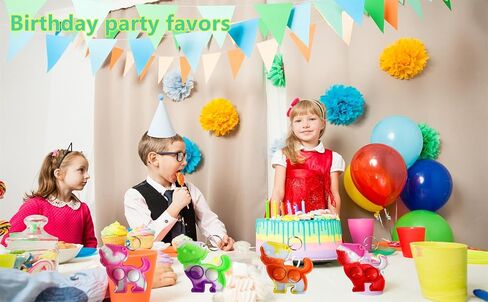 Bulk Mini pop Bubble Keychain Fidget Present,Cow Party Favors,Classroom Students Boys Girls Birthday Small Gifts in Kuwait