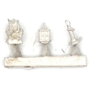 Stonehaven Statue of Cthulhu, Lantern, and Candle Accessories Miniature Figure for 28mm Table Top Wargames - Made in USA in Kuwait