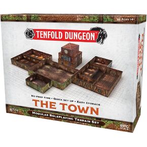 Gale Force Nine Tenfold Dungeon: The Temple - مجموعة التضاريس النموذجية للعب الأدوار ومغامرة RPG 5e (GF9TFD04)
