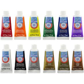 طلاء أكريليك معدني مكون من 12 لونًا من Artist's Loft | 21 مل لكل واحدة in Kuwait