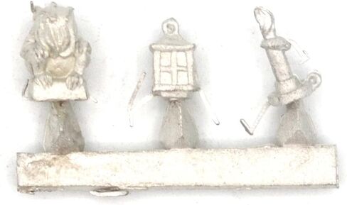 Stonehaven Statue of Cthulhu, Lantern, and Candle Accessories Miniature Figure for 28mm Table Top Wargames - Made in USA in Saudi Arabia