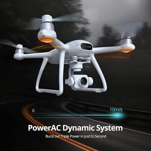 طائرات بدون طيار Potensic Dreamer Pro 4K GPS مع كاميرا ذات محورين ثلاثية المحاور للبالغين، محرك بدون فرشاة FPV بدون طيار نطاق نقل 2KM، طيران 28 دقيقة، إرجاع تلقائي، طائرة رباعية المروحية مع حقيبة حمل معدنية وبطاقة SD 32 جيجا in Kuwait