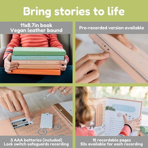 Cali's Books Jack and the Beanstalk Recordable Storybook for Children in Kuwait