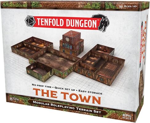 Gale Force Nine Tenfold Dungeon: The Temple - Modular Roleplaying Terrain Set & 5e RPG Adventure (GF9TFD04) in Kuwait