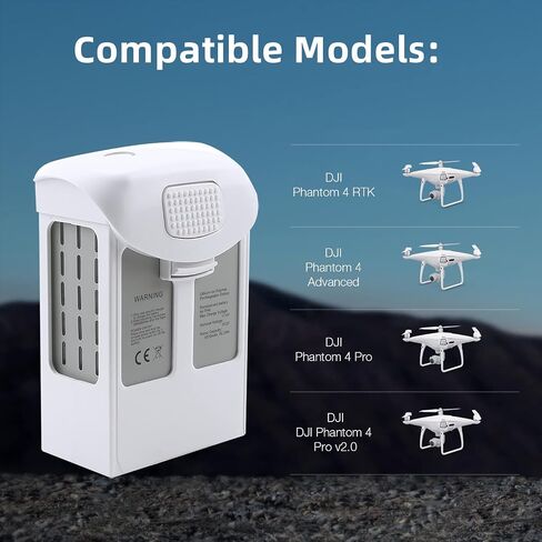 استبدال بطارية KUWATA Phantom 4، بطارية طيران ذكية 5870 مللي أمبير في الساعة لـ DJI Phantom 4 Pro/Phantom 4 Pro V2.0 / Phantom 4 RTK/Phantom 4 Advanced in Saudi Arabia