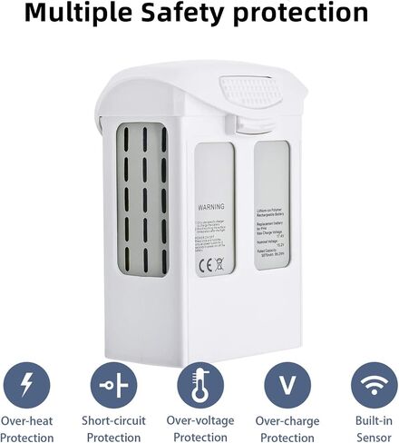 استبدال بطارية KUWATA Phantom 4، بطارية طيران ذكية 5870 مللي أمبير في الساعة لـ DJI Phantom 4 Pro/Phantom 4 Pro V2.0 / Phantom 4 RTK/Phantom 4 Advanced in Saudi Arabia