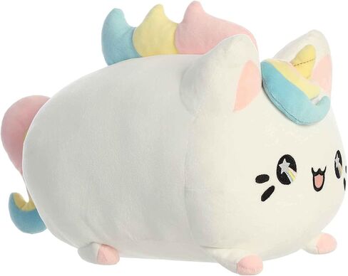 Aurora® Enchanting Tasty Peach® Winter Wreath Meowchi Stuffed Animal - Bright & Colorful Design - Showpiece Plush - Green 7 Inches in Kuwait