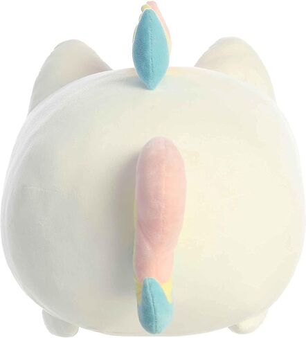 Aurora® Enchanting Tasty Peach® Winter Wreath Meowchi Stuffed Animal - Bright & Colorful Design - Showpiece Plush - Green 7 Inches in Kuwait