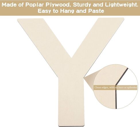 حروف خشبية Fuyit C، بطول 30.48 سم وسمك 1/4 بوصة حرف خشبي غير مكتمل فارغ للحرف اليدوية والرسم وفنون الحائط وديكور المنزل والحفلات in Kuwait