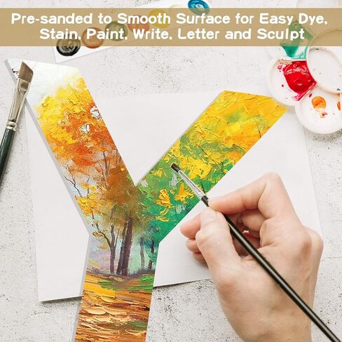 حروف خشبية Fuyit C، بطول 30.48 سم وسمك 1/4 بوصة حرف خشبي غير مكتمل فارغ للحرف اليدوية والرسم وفنون الحائط وديكور المنزل والحفلات in Kuwait