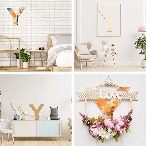 حروف خشبية Fuyit C، بطول 30.48 سم وسمك 1/4 بوصة حرف خشبي غير مكتمل فارغ للحرف اليدوية والرسم وفنون الحائط وديكور المنزل والحفلات in Kuwait