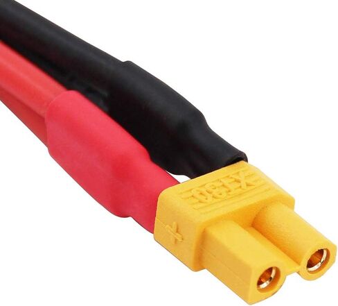 BDHI 2pcs XT30 Parallel Battery Connector 2-Male to 1-Female Adapter Cable for RC Multicopter Quadcopter(B139-2) in Saudi Arabia