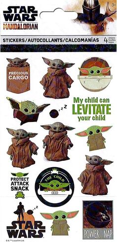 ملصق ساندي ليون ستار وورز Mndlrn StndrdBabyYoda in Saudi Arabia