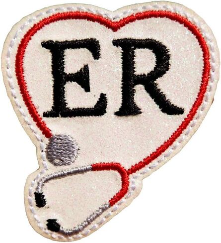 Cute-Patch ER Doctor Nurse Embroidered Iron on Patch in Saudi Arabia