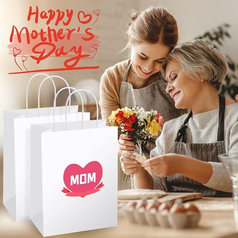 أكياس ورق UCGOU 100 قطعة مقاس 10 × 5 × 13 بوصة أكياس تسوق بنية من ورق الكرافت حقائب هدايا بمقابض حقائب هدايا للحفلات حقائب جيدة حقائب حرفية كبيرة حقائب بقالة in Kuwait