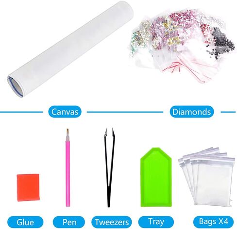 Diamond Painting Kits for Adults Partial Drill Diamond Art DIY by Number, 5D Special Shape Crafts Home Wall Decor for Kids Beginners (Bird) in Saudi Arabia
