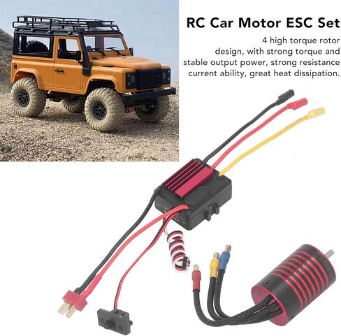 مجموعة محرك VGEBY RC بدون فرش، مجموعة محرك سيارة RC بدون فرش، أداء مستقر، محرك سيارة RC ESC 2838 محرك بدون فرش واستبدال ESC بدون فرش 35A لسيارة RC 1/14 1/16 (5700KV) محرك بدون فرش بمقياس 1/14 in Saudi Arabia