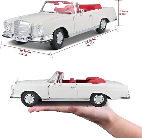 Maisto 1:18 1967 Mercedes-Benz 280SE Cabrio Diecast Vehicle in Saudi Arabia