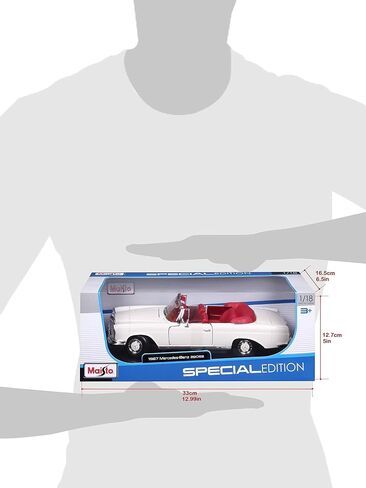 Maisto 1:18 1967 Mercedes-Benz 280SE Cabrio Diecast Vehicle in Saudi Arabia