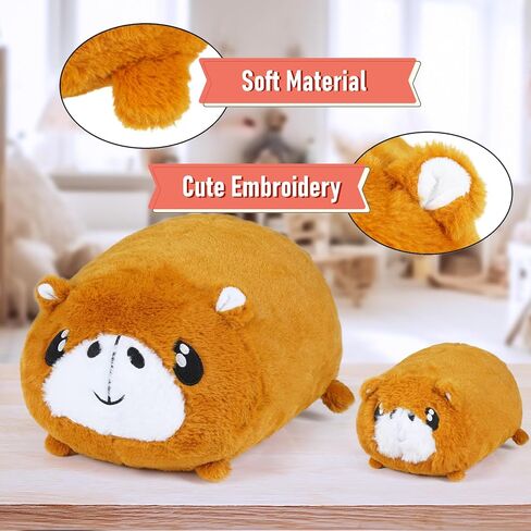 Altreeak 18" Capybara Plush Pillow | Capybara Stuffed Animal | Kawaii | Super Soft Cute Sleeping and Hugging Plush | Plush for Girls Teen in Saudi Arabia