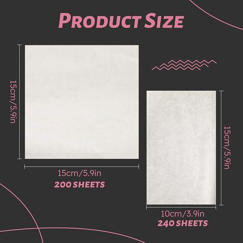 RMISODO 440 Sheets Diamond Painting Release Paper, Double Sided Release Paper Bulk, Non-Stick Diamond Painting Cover Replacement for Diamond Embroidery Accessories, 5.9 x 3.9 Inch & 5.9 x 5.9 Inch in Kuwait