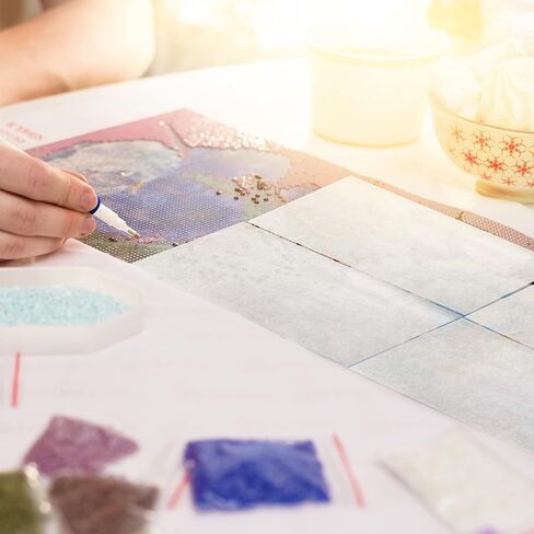 RMISODO 440 Sheets Diamond Painting Release Paper, Double Sided Release Paper Bulk, Non-Stick Diamond Painting Cover Replacement for Diamond Embroidery Accessories, 5.9 x 3.9 Inch & 5.9 x 5.9 Inch in Kuwait