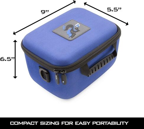 CASEMATIX Miniature Storage Hard Shell Figure Case - 30 Slot Figurine Minature Carrying Case with Adjustable Strap and Accessory Storage Compatible with Warhammer 40k, DND and More! in Saudi Arabia
