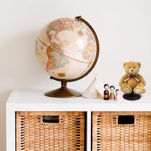 NUOBESTY 4pcs Black Doll Stands Holder Figures Display Rack Teddy Bear Stand Doll Bracket Support for Home White 15cm in Saudi Arabia