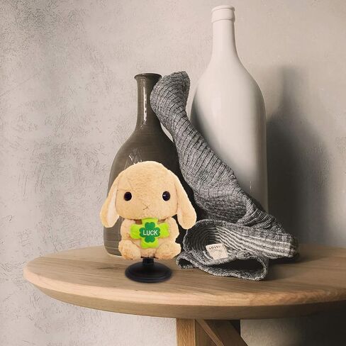 NUOBESTY 4pcs Black Doll Stands Holder Figures Display Rack Teddy Bear Stand Doll Bracket Support for Home White 15cm in Saudi Arabia