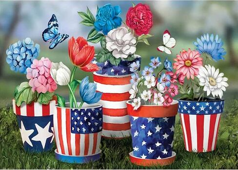 طقم طلاء ألماس 5D للبالغين أو الأطفال، الولايات المتحدة الأمريكية فراشة حفر كامل كريستال حجر الراين لوحات تطريز ماسية عبر غرزة الفنون الحرفية قماش هدية ديكور المنزل، 16 بوصة × 12 بوصة in Kuwait