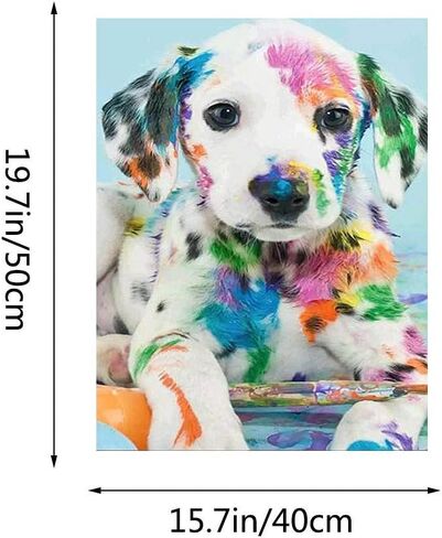 مطبوعات يدوية كيميلي بأرقام للبالغين والأطفال والأطفال الكلاب بالرسم حسب الأرقام DIY تلوين كلب أكريليك ملون بالألوان حسب الأرقام مجموعة الرسم الرئيسية جدار غرفة المعيشة غرفة النوم ديكور الكلب دلماسي in Kuwait