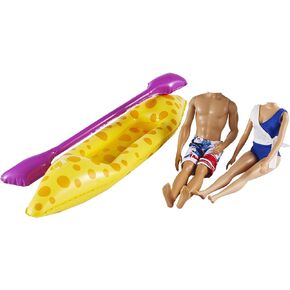 E-TING Beach Bikini Swimsuit Swimtrunk with Toy Boat Ship Kayak Accessories for 11.5-inches Girl Doll and 12-inches Boy Doll in Kuwait