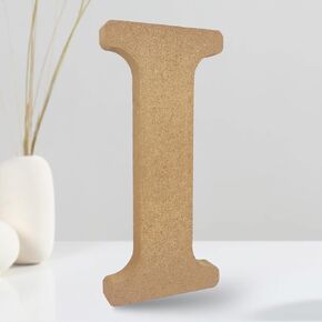 AOCEAN 8 Inch Designable Wood Letters, Unfinished Wood Letters for Wall Decor Decorative Standing Letters Slices Sign Board Decoration for Craft Home Party Projects (A) in Kuwait