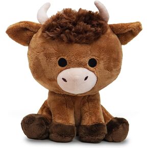 Avocatt Black White Cow Plushie - 10 Inches Stuffed Animal Plush Toy - Plushy and Squishy Animal with Soft Fabric and Stuffing - Cute Toy Gift for Boys and Girls