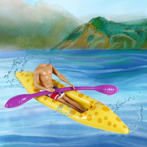 E-TING Beach Bikini Swimsuit Swimtrunk with Toy Boat Ship Kayak Accessories for 11.5-inches Girl Doll and 12-inches Boy Doll in Kuwait