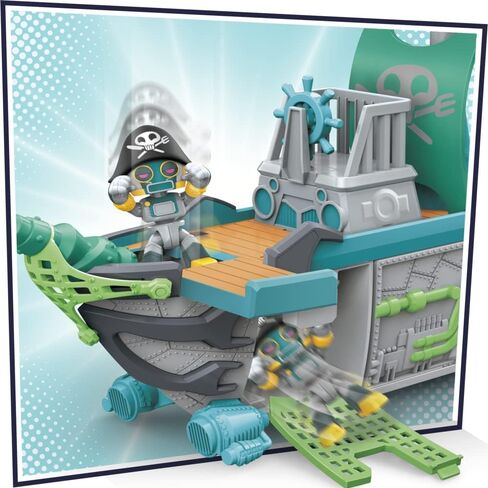 PJ Masks Sky Pirate Battleship Preschool Toy, Vehicle Playset with 2 Action Figures, Projectile Launchers, and More for Ages 3 and Up in Saudi Arabia